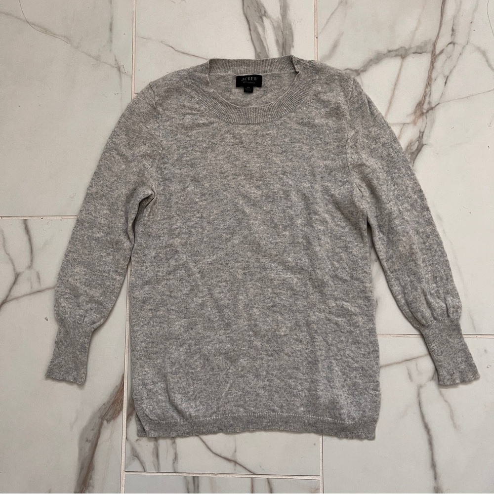 J. Crew - 100% Cashmere Gray Sweater